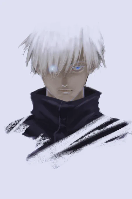 遅刻ですが、五条先生描いてみました#五条悟誕生祭2023 #呪術廻戦 