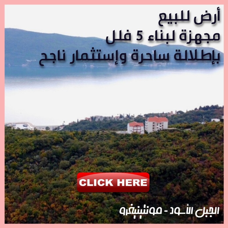 GreenEstateMon1's tweet photo. فرصة إستثمارية في الجبل الأسود !!
أرض معدة لبناء 5 فلل بسعر ممتاز ومجهزة للبدء فوراً

#ارض_للبيع #الجبل_الأسود #الجبل_الاسود #مونتينيغرو #السعودية #الكويت #الامارات #البحرين #قطر #عمان #عقارات #اوروبا #عقارات_اوروبا #Montenegro