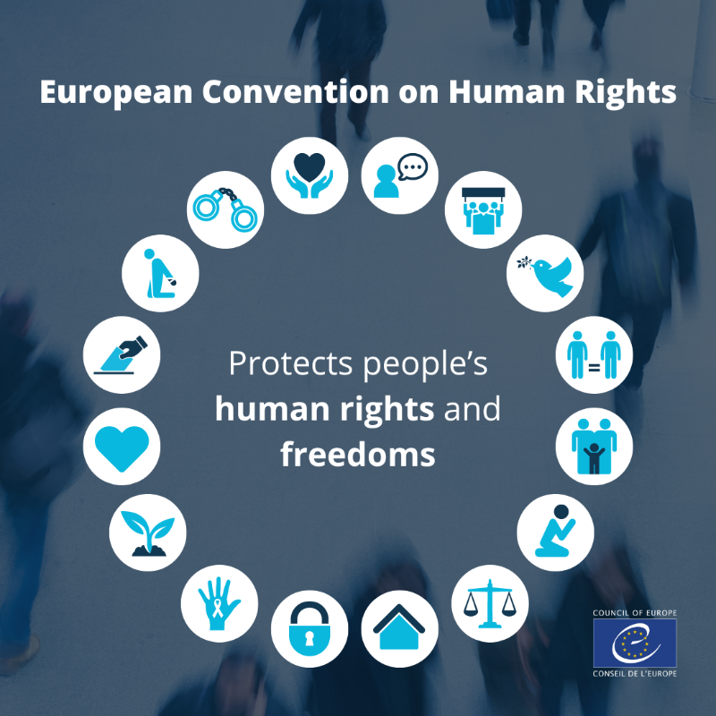 Our rights are protected every day, in everything we do, thanks to the European Convention on Human Rights. 

On #HumanRightsDay, join us in celebrating its existence and achievements.

See how the #ECHR has helped make Europe a better place ➡️ coe.int/ECHR