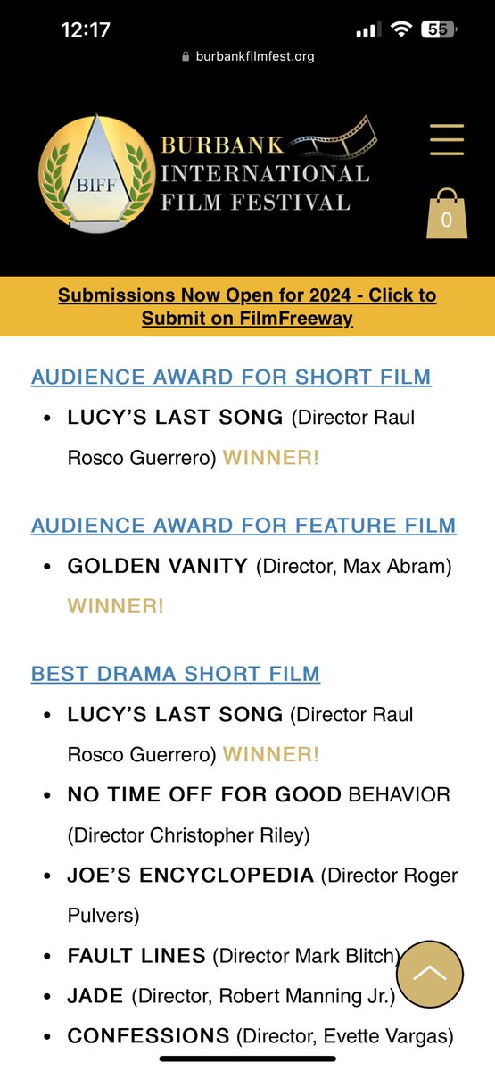 BLURREDpics's tweet photo. Wrote and directed a short and we won Best Drama Short and Audience Award! 
Tim Burton and Denny Elfman were there too, so that’s just amazing https://t.co/obf40BISMm