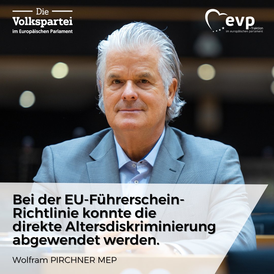 OEVPinEuropa's tweet photo. Das ist eine Erleichterung für alle älteren Menschen in der #EU. Diese Gruppe so zu Unrecht zu diskriminieren wäre ein großer Fehler gewesen, vor allem da die Fakten zeigen, dass sie nicht die höchste Zahl an Unfällen verursacht, sagt Wolfram #Pirchner.
👉🏼https://t.co/Gk9I63cC79 https://t.co/6KuxxCrZcU
