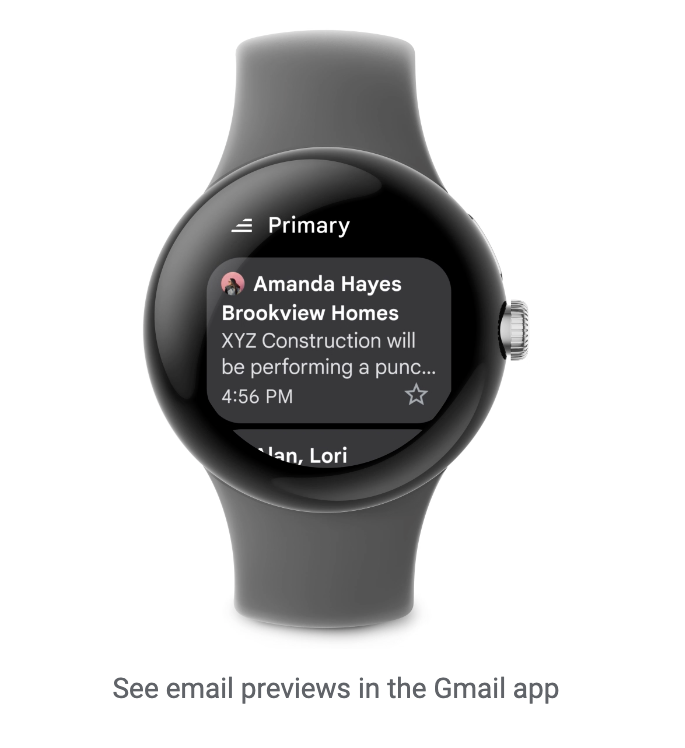 Use the #Gmail app on your @WearOSbyGoogle smartwatch. Learn more. → goo.gle/3Mn8YWi