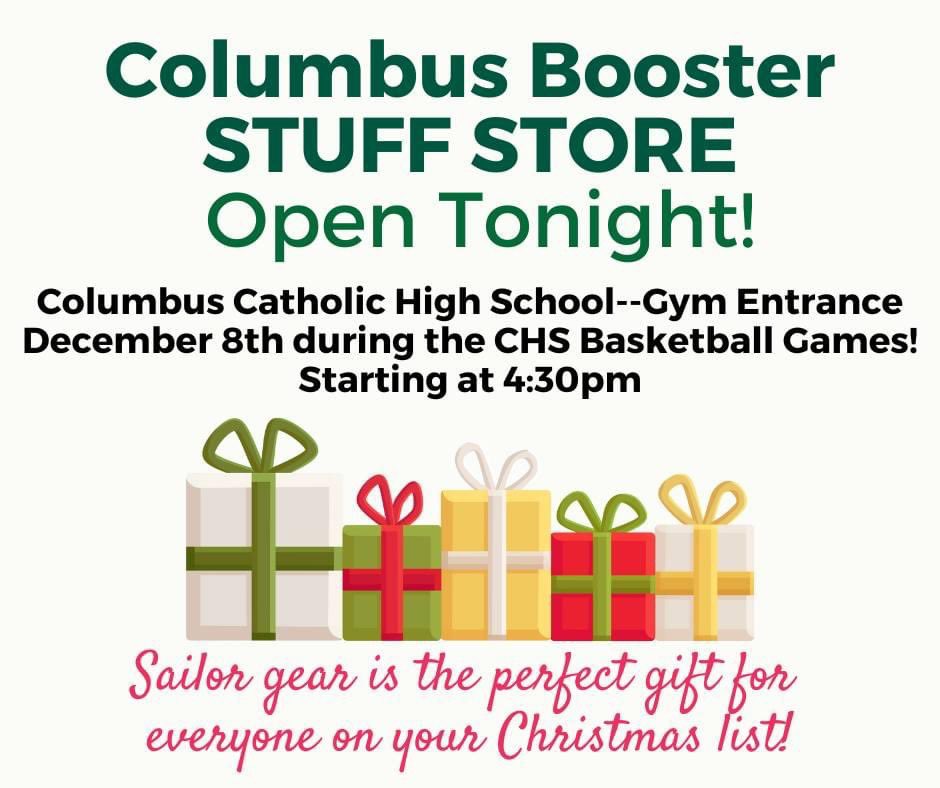 Do a little Christmas shopping tonight at the games!