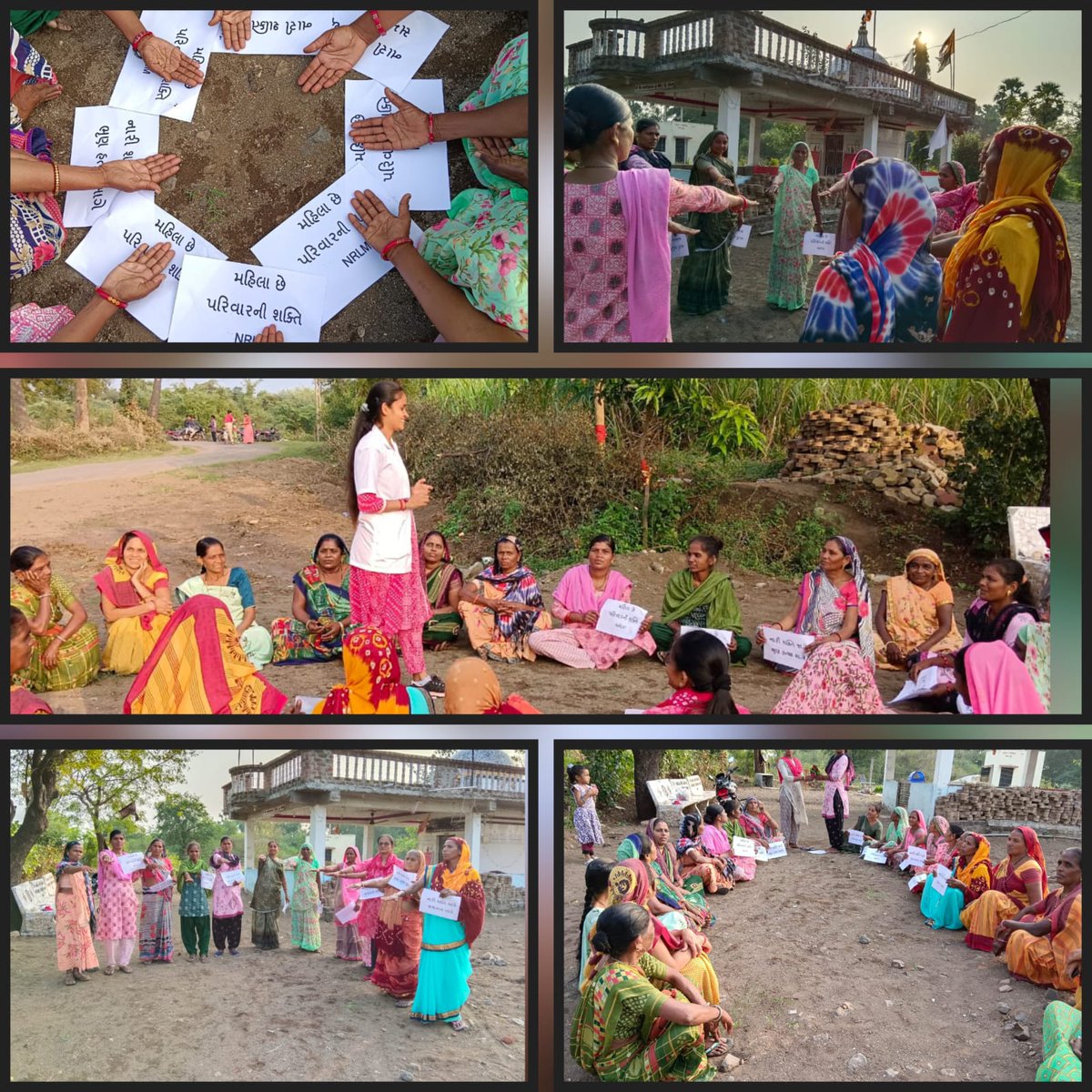 As part of Year 2 #NayiChetna #PahalBadlaavKi, National Campaign against Gender Based Violence, Gujarat SHGs take initiative by spreading awareness through engaging in ground level activities. Join the cause and take a stand against #GBV today! #ChuppiTodenge