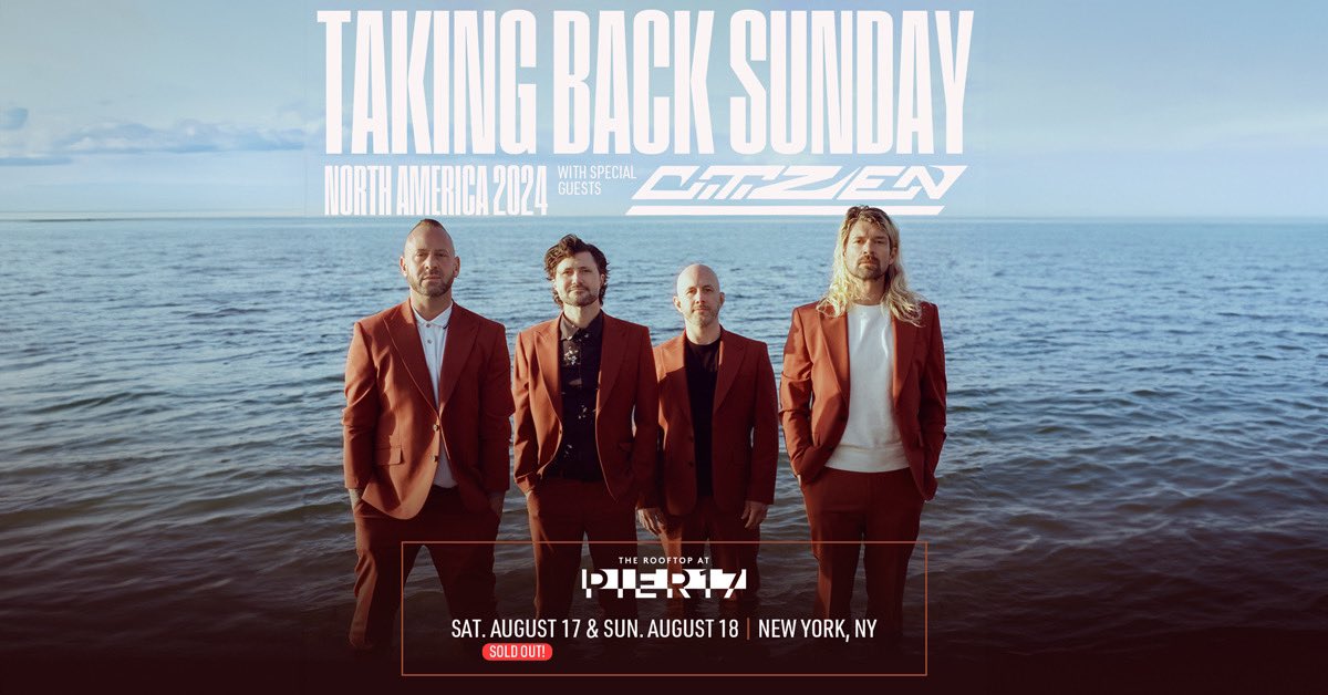 BREAKING NEWS!🗞️ @TBSOfficial will be adding a second date for their North America 2024 Tour on The Rooftop on Sun, 8/18 with special guest @CitizenMi 🎸🎶 🎫 on sale today, 12/8 at 3pm! 🔗 bit.ly/46OSRbo