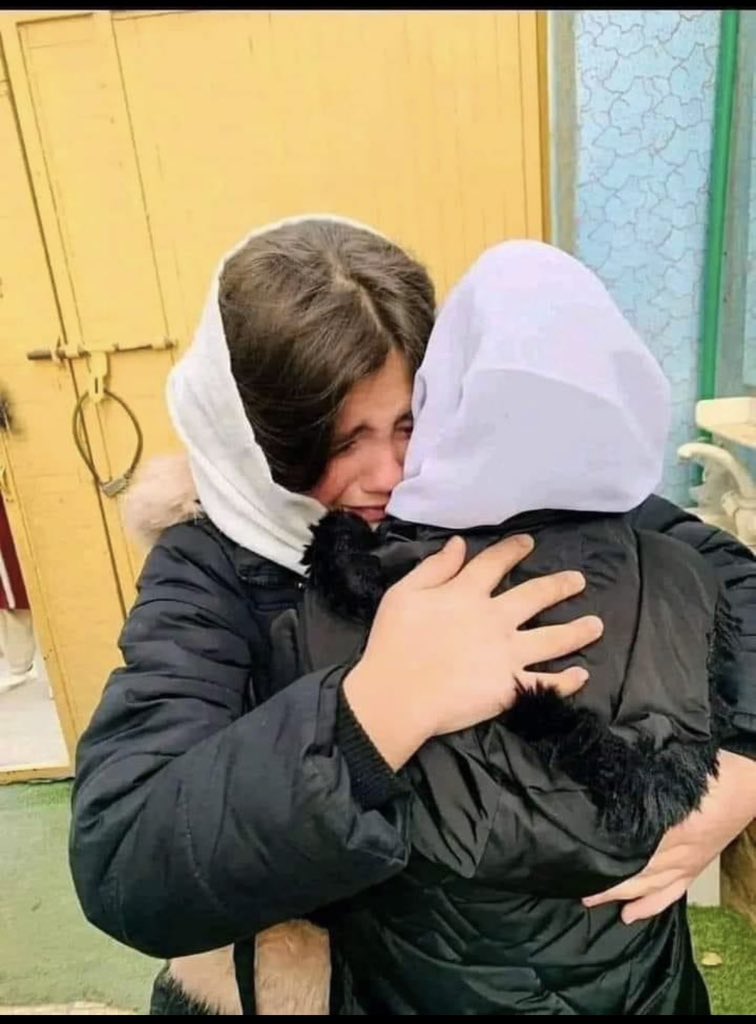 Today, 6th grade girls bid a tearful goodbye to classmates & teachers — as they marked their last day of school in Afghanistan due to the Talibans BAN on secondary education. How long will the world allow this shameful mark in history to continue?