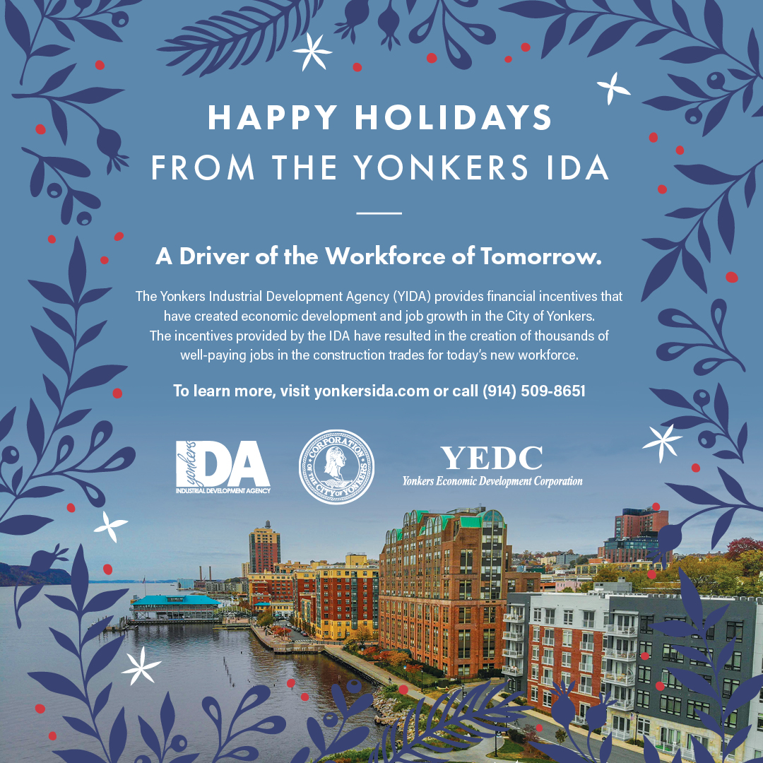Yonkers IDA is a proud sponsor of our Downtown Winter Market!

❄️For more information, visit us: yonkersdowntown.com/wintermarket/

 #yonkerswintermarket #downtownyonkers