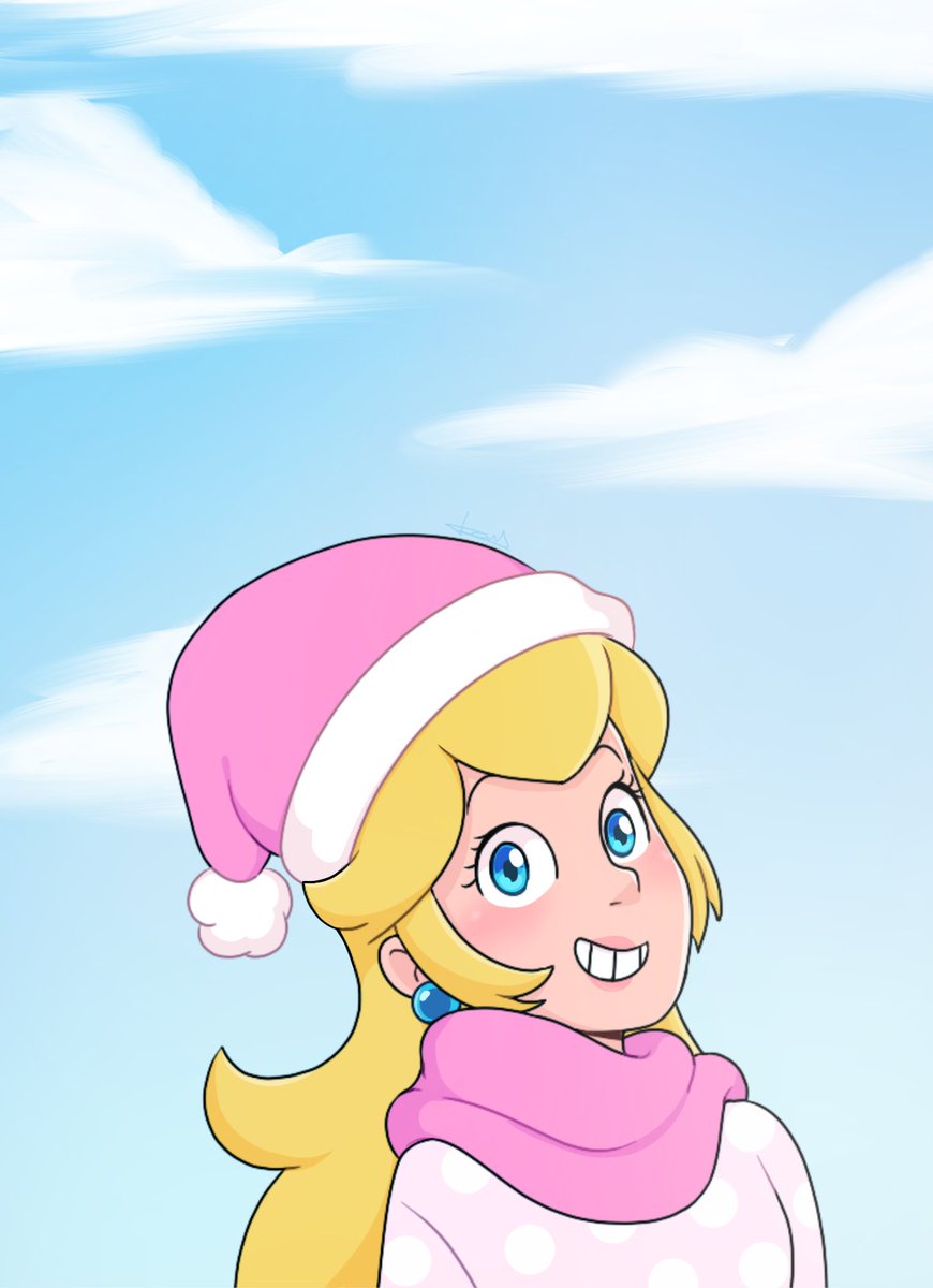OpalTash's tweet photo. ๐๐งฃโ๏ธ
#princesspeach #princesspeachfanart #peach #pinkhat #pinkchristmas #santahat #pinksantahat #pinkchristmashat #pinkscarf #bluesky #supermariobros #smbfanart #peachtoadstool #princesstoadstool #art #artwork #digitaldrawing #illustration #DigitalArtist #doodle #cuteart https://t.co/TxCCnVLgNe