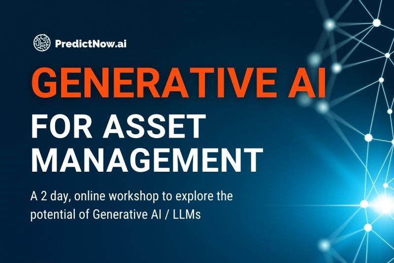 PredictNowAI's tweet image. Exciting news! 

Our “Generative AI for Asset Managers” workshop recording is now live for purchase. Get insights from top experts like Dr. Ernest Chan &amp;amp; more. 🌐 

Transform your asset management strategies today! 

#GenerativeAI #FinanceInnovation

Link: predictnow.ai/generative-ai-…
