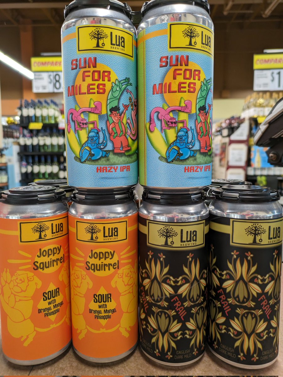dennykron's tweet photo. Lua Brewing has arrived at Coralville Lantern Park Hy-Vee wine &amp; spirits !! https://t.co/QIF80I6Oat