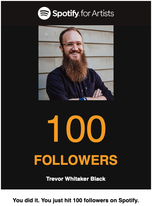 The day after HakJak studios was shuttered, I hit 100 followers on Spotify. I'm so sorry to these fans that they may never get to hear what we were working on for Pigeon Simulator.