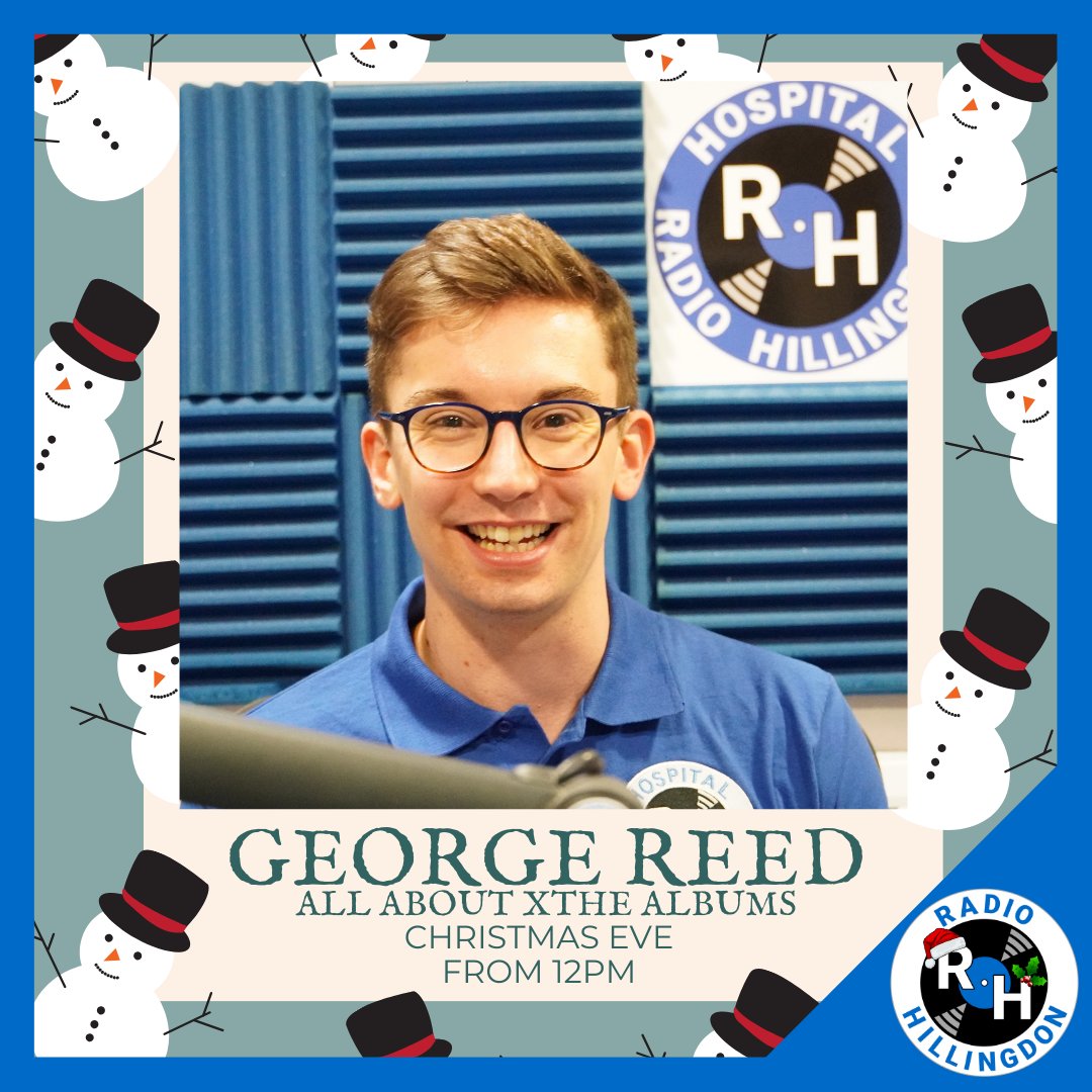 On Christmas Eve, join George from midday for your Christmas Album Chart Countdown in All About The Albums!

🎧 Listen in the Hillingdon Hospital 🏥 Online @ RadioHillingdon.com, Via our app 📱 or by asking your smart speaker to 🗣 "Play Radio Hillingdon"!

#ChristmasEve