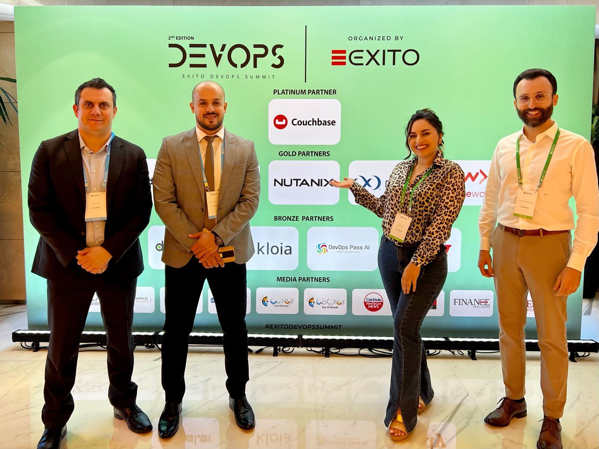 couchbase's tweet image. This week, we were a proud Platinum Partner for Devops Summit: UAE! 🇦🇪

We had a great time participating in a roundtable and Q&amp;amp;A discussing how a #DBaaS like #Couchbase Capella can eliminate all of your database management efforts, freeing you to focus on app development ✨