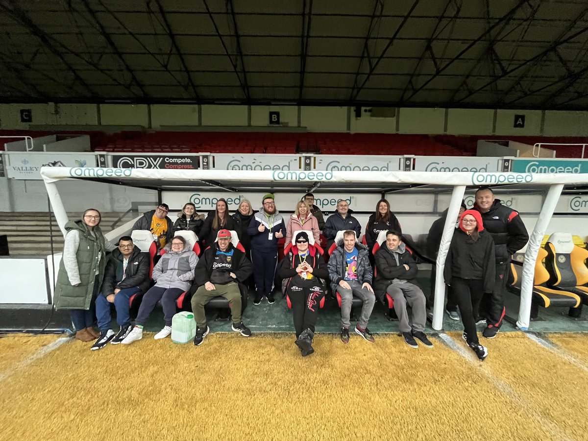 MultisportW's tweet photo. Thank you so much for our excellent experience going behind the scenes at Rodney Parade. It was a fantastic experience. Big thanks to Karen for making the experience fabulous the group.🏉😊 https://t.co/1YXOxmlVWj