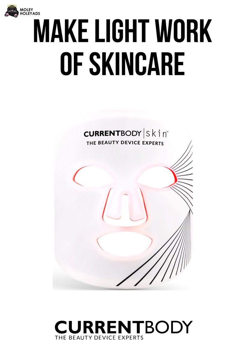 MoleyHoleyAds's tweet photo. Make light work of skincare 😌💡@OneMinuteBriefs @currentbody #TheLEDMask #CurrentBodySkin https://t.co/I81SzFNND9