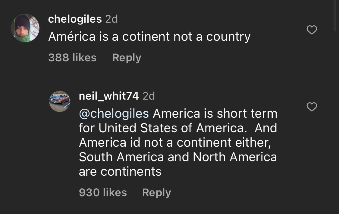 The gringo’s lack of geography knowledge will never cease to amaze me