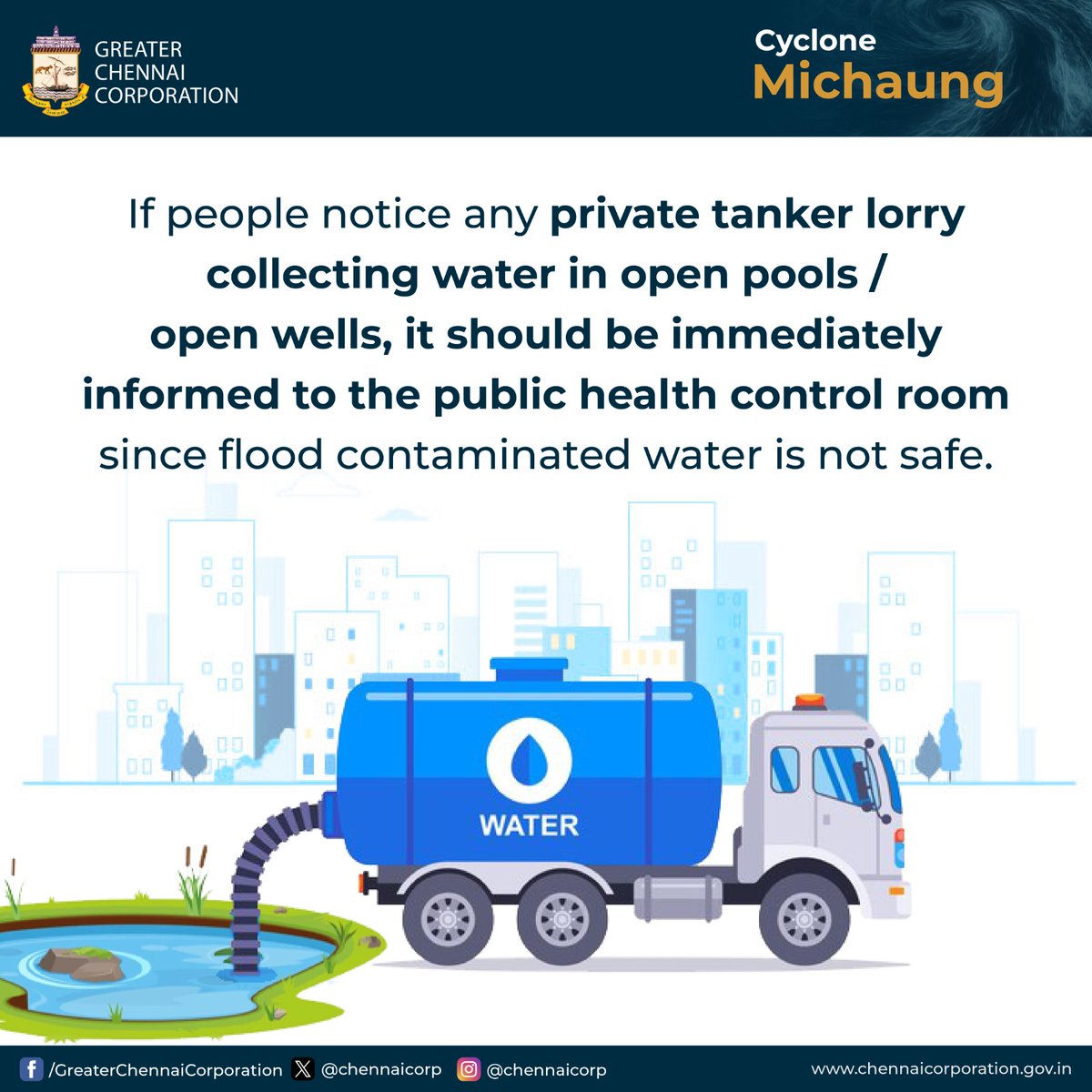 chennaicorp's tweet image. Dear #Chennaiites
Please note the below and you can share the information with us through 1913 #GCC helpline.
#CycloneMichaung
#ChennaiRain
#ChennaiCorporation 
#HeretoServe