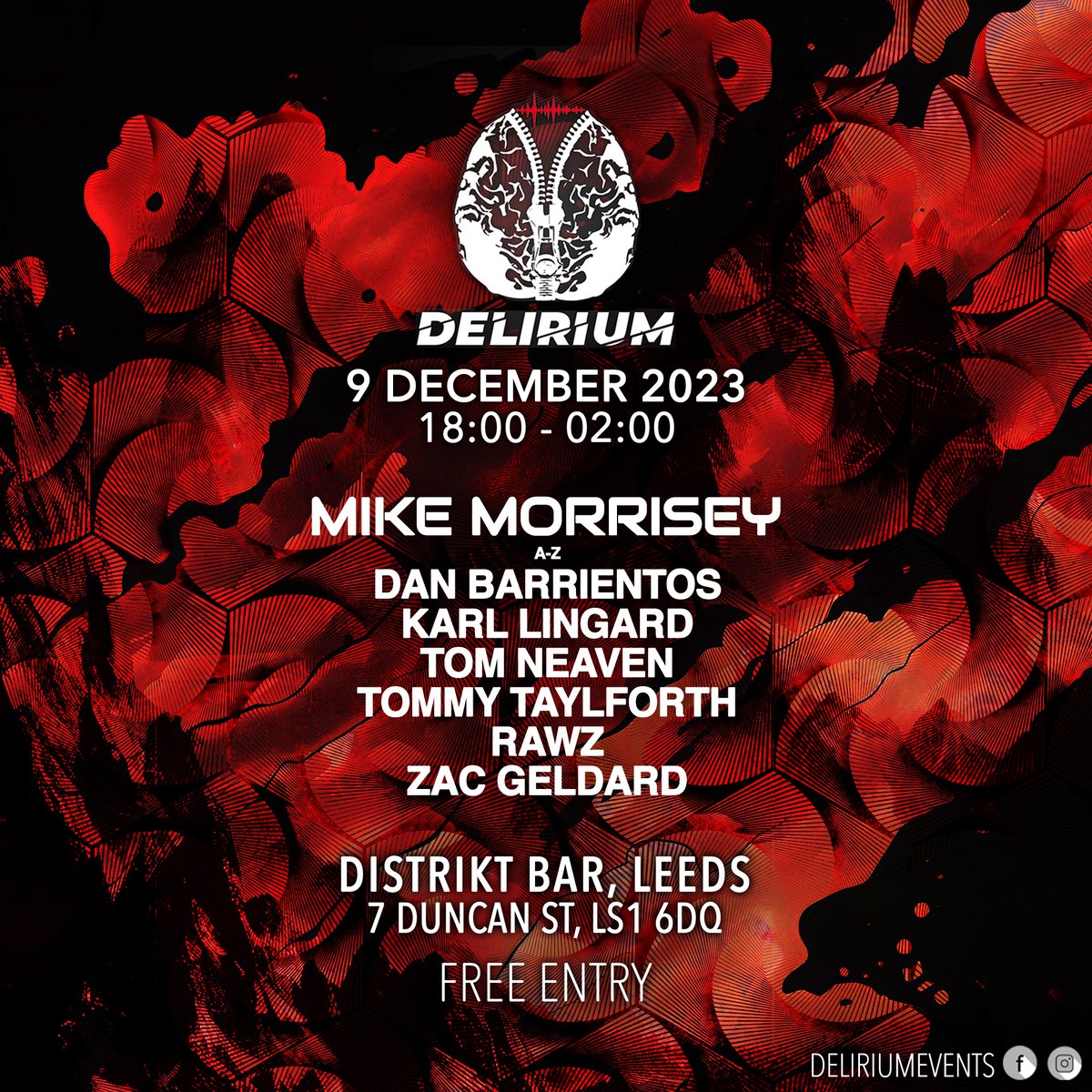 DELIRIUM ON🔥

Back with the crew tomorrow for the final showcase of the year.

Lineup is stacked, venue is nuts, you know it’s gonna be special. 

I’m excited. See yous tomorrow❤️‍🔥