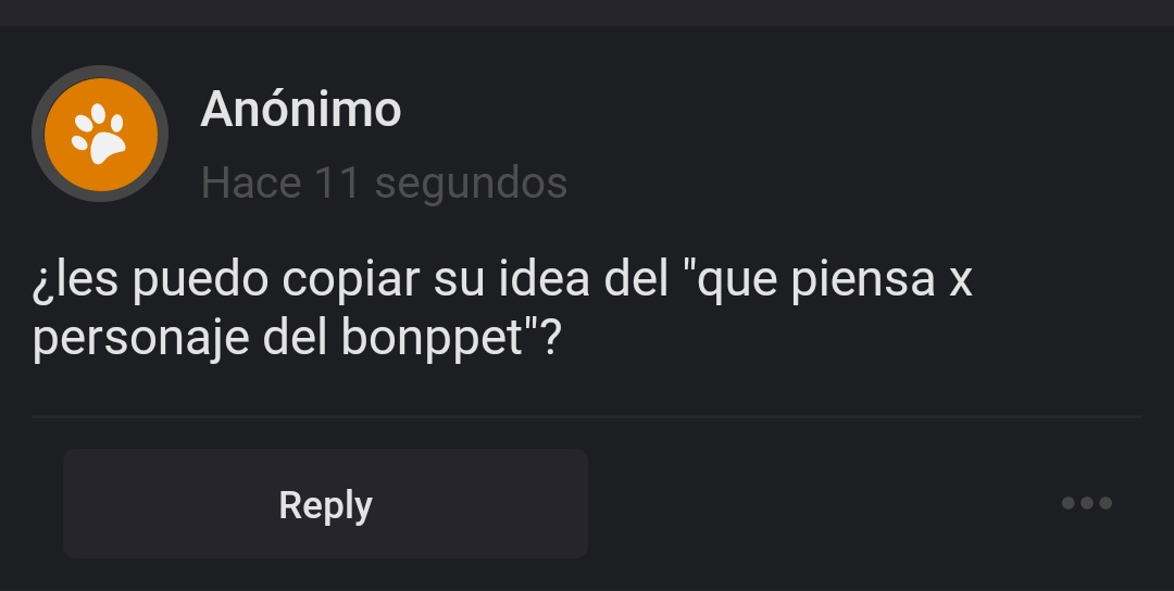 Claro!! No me ofende para nada :33