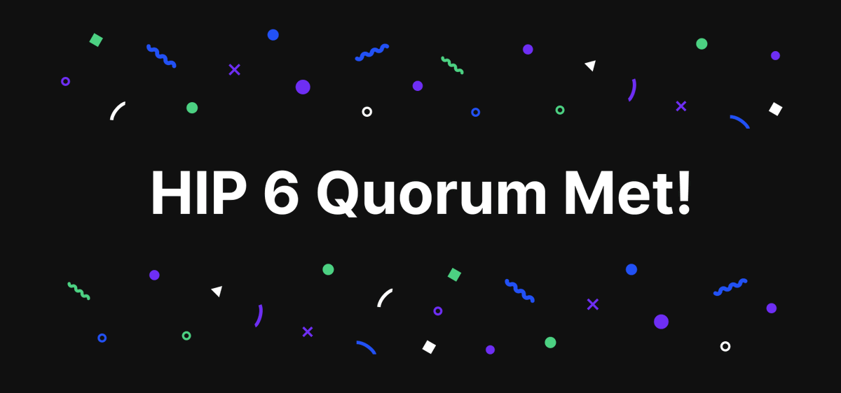 Congratulations Hifi DAO 🥂

Hifi Improvement Proposal 6 has met Quorum, passing with majority approval!

This lays the foundation for our 2024 Roadmap, where we aim to scale the protocol's Total Value Locked 25 X by doubling down on Real World Assets 🏇

#RWAs #ethereum #DAO