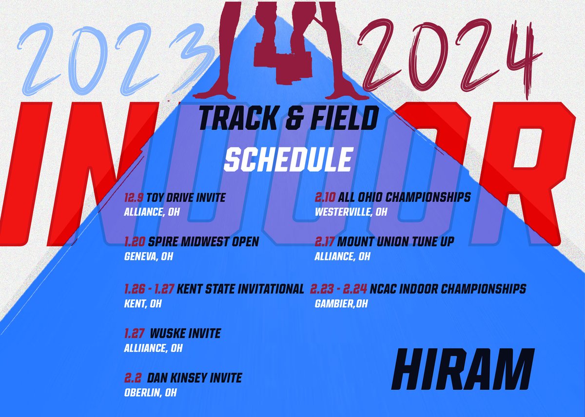 The Hiram men's and women's track &amp; field teams will compete for the first time since 2009 this weekend.

✍️Read here for a season preview of both teams, as the Terriers get set for the start of the indoor season: hiramterriers.com/news/2023/12/8…