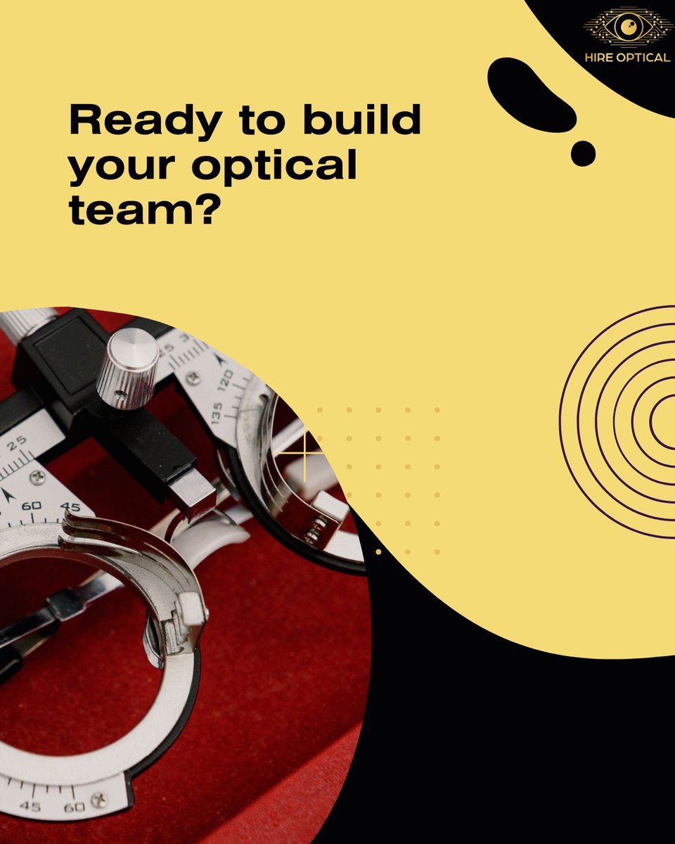 We offer a tailored service, with transparency &amp; communication at the forefront of everything we do.

With a large network of optical professions &amp; dedicated time for your vacancy, we'll handle everything so you can focus on your practice, customers and existing team!