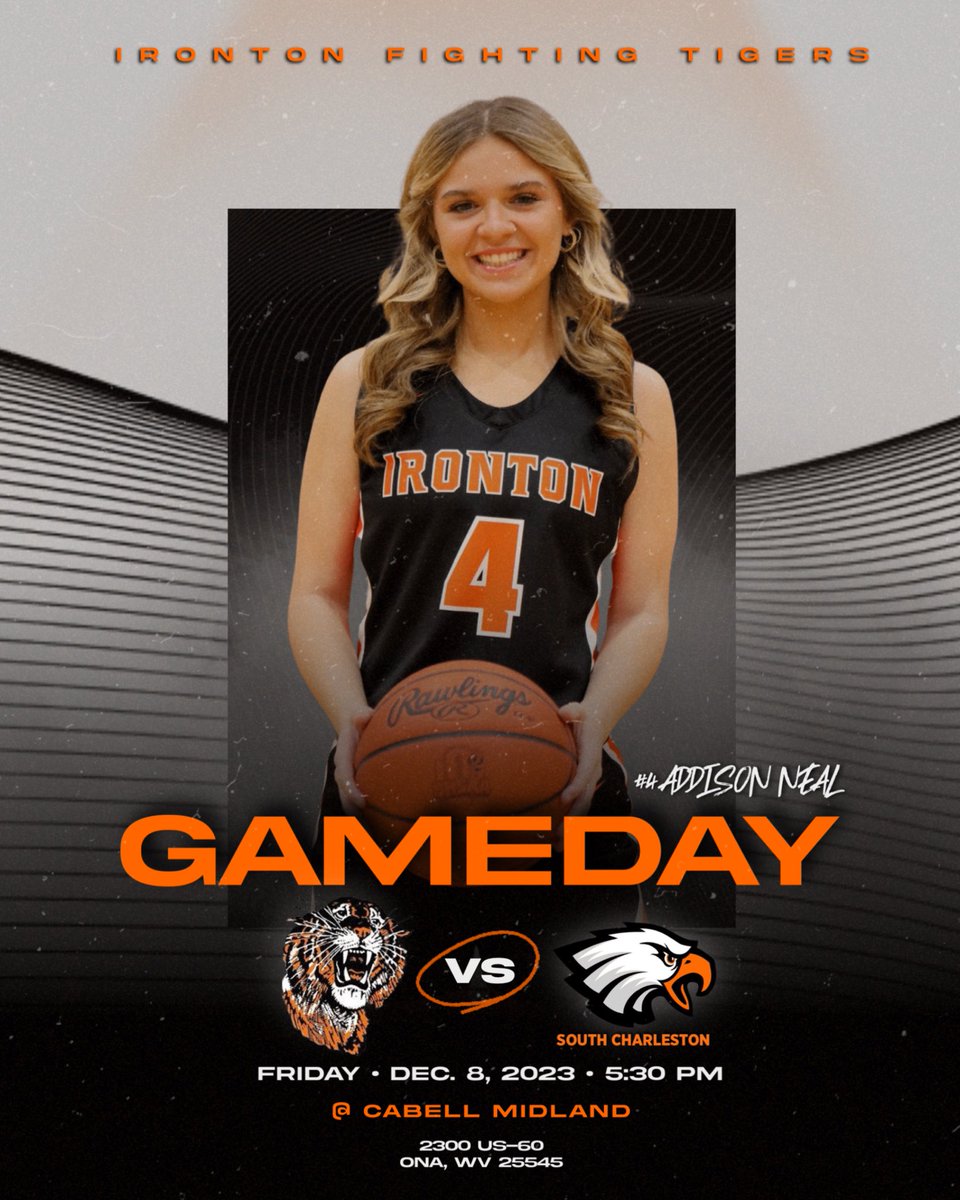 🏀🏀GAMEDAY🐅🐅🏀🖤
The Fighting Tigers are on the road vs South Charleston. Tip-off @ 5:30🤩
#TOGETHER
