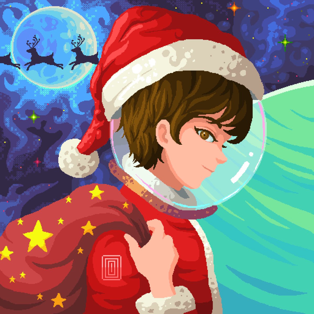 Stay tuned for this 👀

Giveaway starting soon to celebrate our collab drop “Lost in Space” with <a href="/Pixelab36/">PixeLab</a> on <a href="/mallow__art/">Now found at @mallowdotart</a> 🩷

1 winner. A combined prize of 0.15 SOL 🟣 + this special holiday themed 1/1 from the collection. 🎉

Followers got the sneak preview 🎄✨