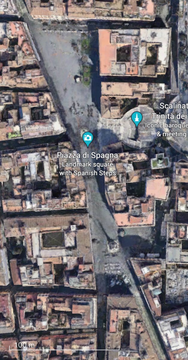 <a href="/Culture_Crit/">W</a> Just beautiful!

At the foot of the iconic Spanish Steps, the piazza Mignanelli and Di Spagna, form a double space with pisteresque vistas heading towards the Piazza del Popollo (North) and Quirinale Gardens (South).

I spent more than 2 hours sketching the Roman skyline on the