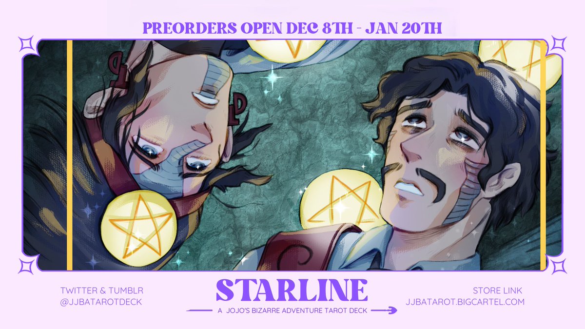 zailaire's tweet photo. PREORDERS are now OPEN! 🤩for the @JJBATarotDeck

the cards are gorgeous, all the mods and artists did an amazing job, it's a really exciting and professional project, go check it out!! 💙

preorder at: https://t.co/ZxAujPFxKL
I made The Four of Pentacles (The D'Arby brothers) https://t.co/pztcc4n311