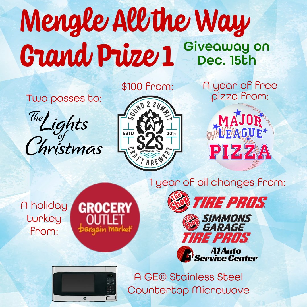 Want to bring all these goodies home this holiday season? Enter the Mengle All the Way Giveaway and if you're one of our daily winners, you'll be entered in the raffle for our grand prizes! Here's the grand prize we're giving away Dec. 15th 👀

Enter Here: everettpost.com/krko/contests