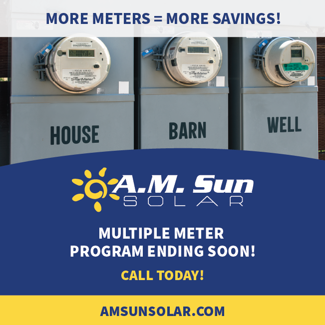 amsunsolar's tweet image. Savings for multiple meters have been extended! 🌞💸

Let our solar experts explain how meter aggregation can help you save! This meter aggregation program ends 2/14/2024, so reach out today! 
#SolarPower #EnergyIndependence #AMSunSolar #SolarPanels #SanLuisObispoCounty #SLOCal