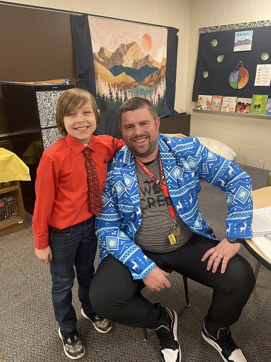 Dress for the Holidays Day at <a href="/DieckSCCS/">Dieck Elementary</a>! #Dieck2gther #FAMILY where all students can #Learn and #Grow!