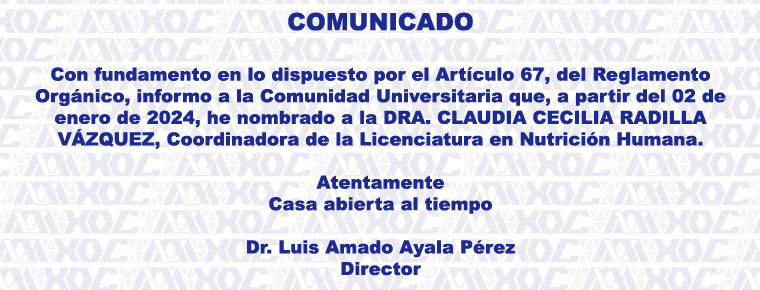 #SomosUAM #UAMXochimilco #uamdivisióncbs
📣📣📣