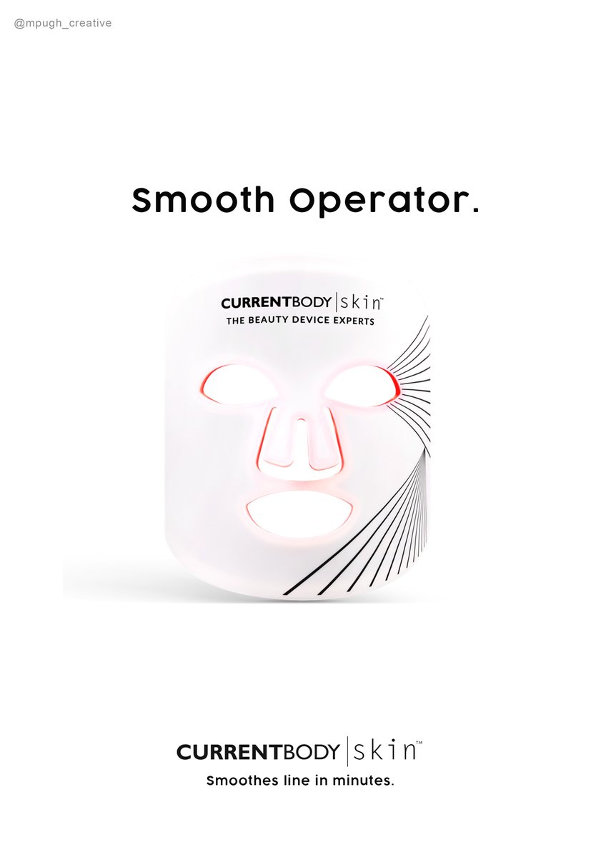 mpugh_creative's tweet photo. One Minute Briefs: Brief of the day. Create billboard-style posters to promote the @CurrentBody ’s LED Light Therapy Face Mask #TheLEDMask #CurrentBodySkin
@OneMinuteBriefs https://t.co/I52NXZ6XYK