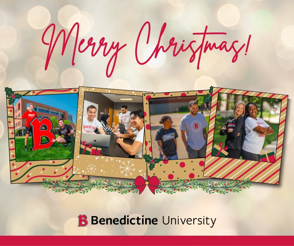 Merry Christmas and Happy Holidays from Benedictine University!