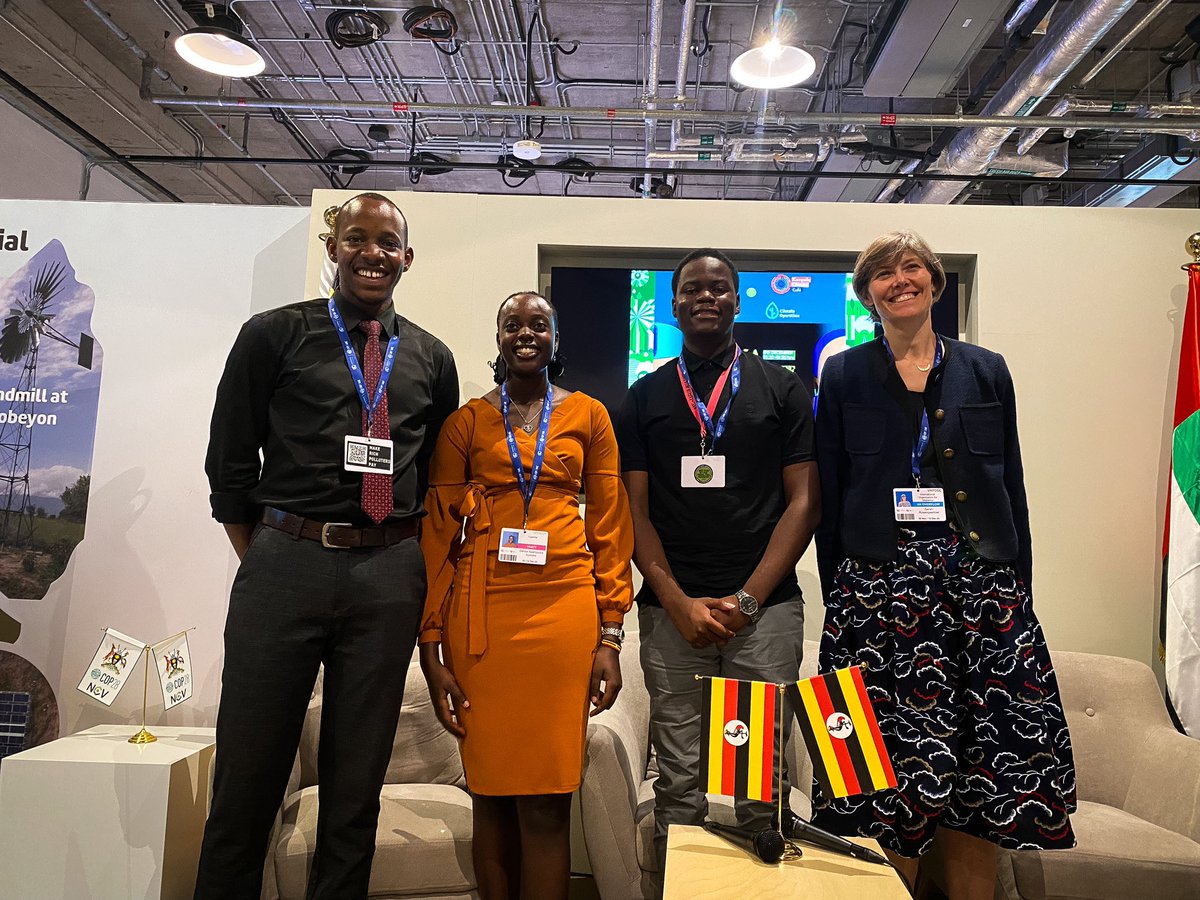 jonahkirabo's tweet photo. What a day #COP28!

I began with an #EndFossilFuel climate strike to show solidarity with our colleagues on the frontlines of the #climatecrisis. 

Later, I participated in two panels at the #Uganda-n pavilion to discuss Climate Storytelling, something that I am passionate about. https://t.co/FZ02HFz2D2