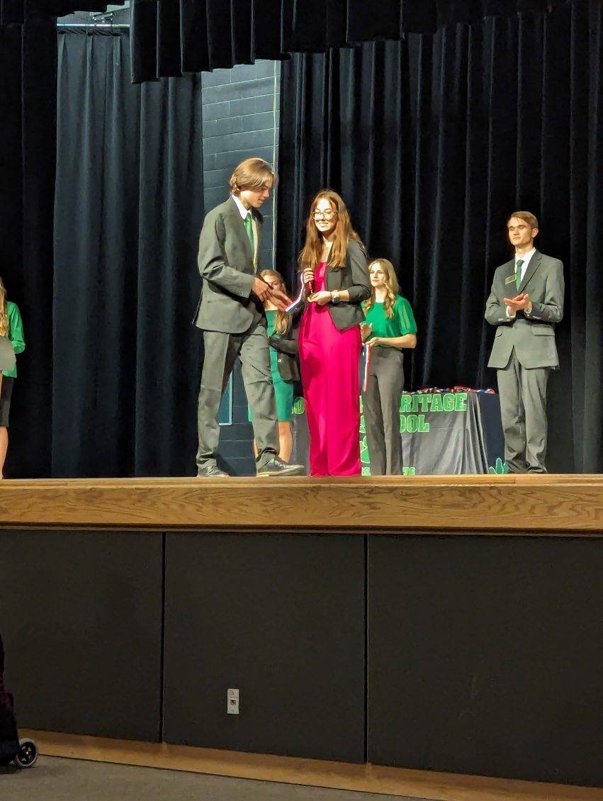 MaryFinley13's tweet photo. Congratulations to our high school #FBLA winners at the regional competition today! #CTEWorks @mcscte
Jenna Rankin - 3rd in Future Business Leader
Joseph Cab-Gonzales - 2nd in Public Speaking
Katie Shosho - 4th in the Recognition test (HS division) https://t.co/099OaX38Pt