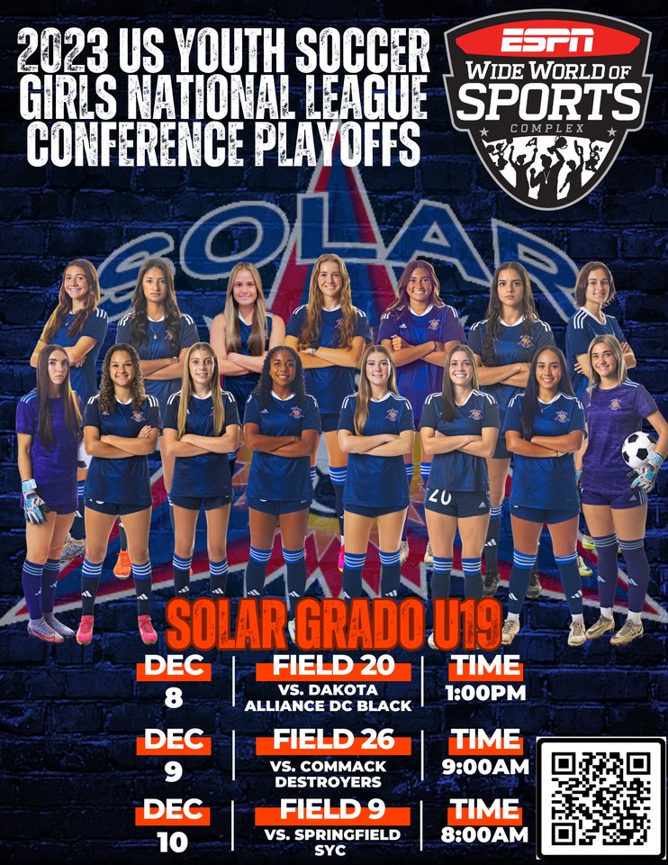 Ready for a great weekend of soccer!