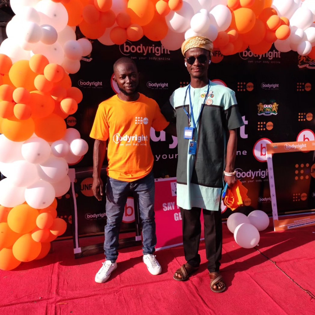 asilyasil's tweet photo. Today we are grateful to @unfpa @unfpa @UNFPASierraleon Youth-led Dialogue on #GBVPrevention &amp; Response&amp; Launch of the #Bodyright Campaign our DG @junisak &amp; #ChapterDirector @AbdulNyallay
#agenda2030
#agenda2063
#Genderbaseviolence
#GBV
#Bodyrightcampaign
#leavenoonebehind
1/2 https://t.co/Kq1TIgz6lQ