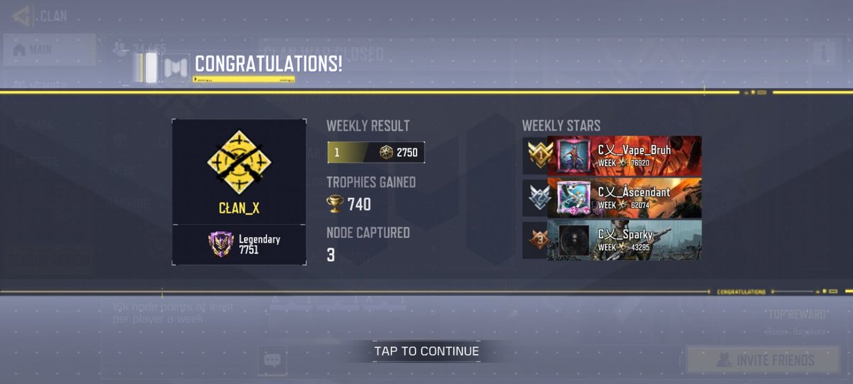 XempOfficial's tweet photo. Hit Legendary for the 3rd time for @ClanXEsports LETS GOOOOO #CXontop https://t.co/ZZHWmCLFW0