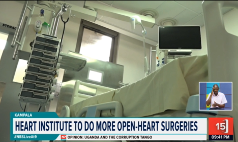 The Uganda Heart Institute has launched the Cardiac Critical Care Smart Unit in a move geared towards bridging access to health care services in complicated heart surgeries in the country. @MugenyiHenry_ #NBSLiveAt9 #NBSUpdates