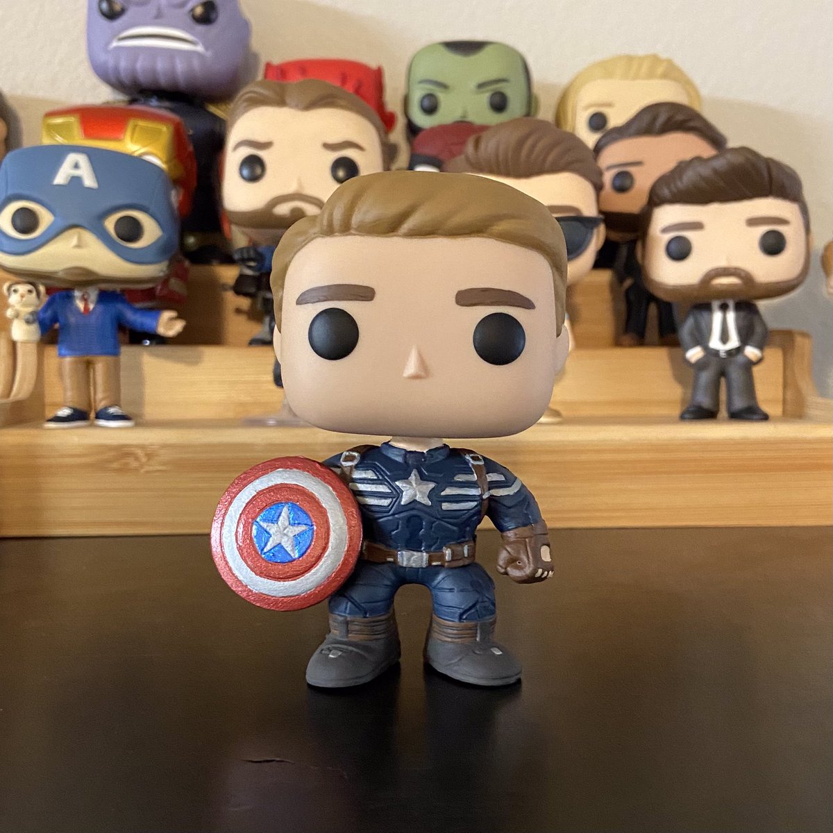 spasticcustoms's tweet photo. It’s always fun to revisit older customs. I had a couple orders come in for this unmasked Cap from The Winter Soldier. https://t.co/6J1lxgUqGC #funko #popvinyl #funkocustoms #popcustoms #spasticcustoms #customfunko #custompop #captainamerica #thewintersoldier #steverogers https://t.co/9nfiehSUjC
