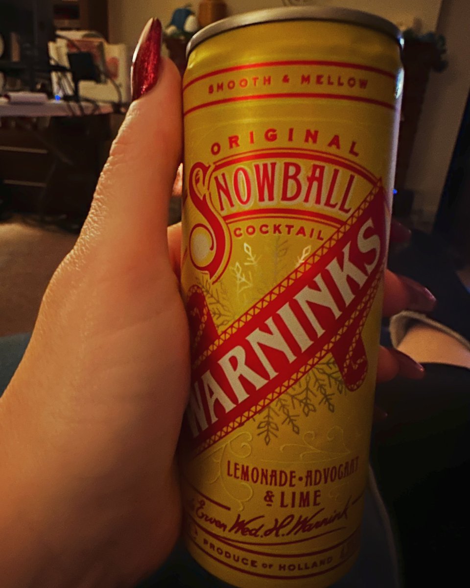 Christmas in a can #warninks #snowball