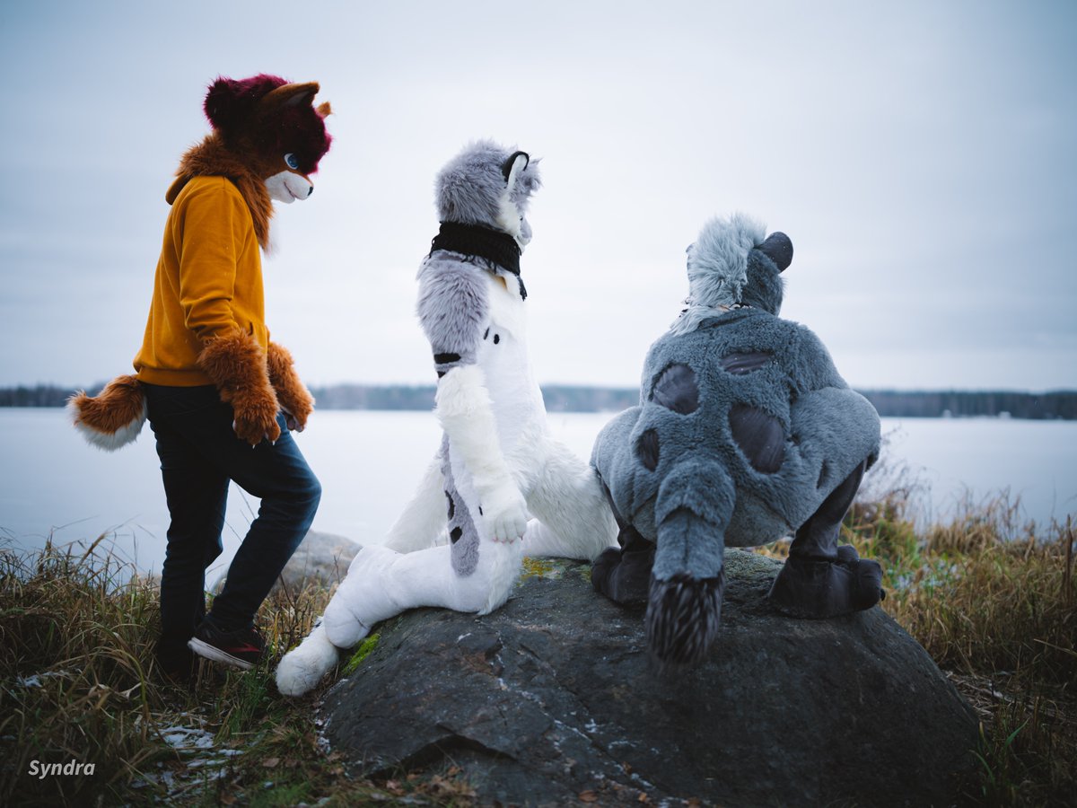 Adventures await! 🔭
<a href="/RazQ35/">RazQ</a> 
<a href="/Snephusband/">Tohru</a> 
Photo by <a href="/SyndraFox/">Syndra</a> 
#FursuitFriday