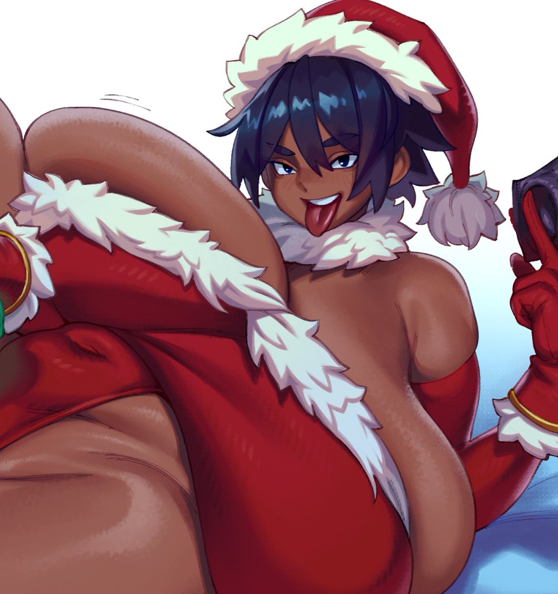 Here is a peek at the finished drawing I did for <a href="/WFlagMan1/">WhiteFlagMan 🏳️</a> 's christmas charity event. Early access to the image over at my fan container