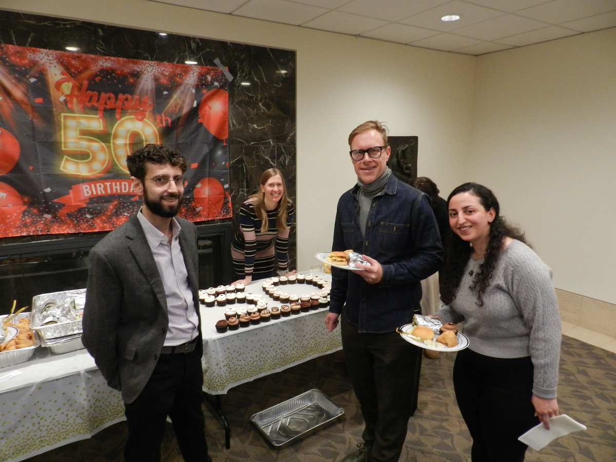 aaupadelphi's tweet photo. This week we celebrated the 50th Birthday of AAUP at Adelphi! We also honored Debbie Cooperstein, longtime Union President and fierce fighter for faculty rights, for her 50th year at Adelphi. Featuring special guest Cathy Cleaver dialing in from Spain! https://t.co/nGmhjiMqAh