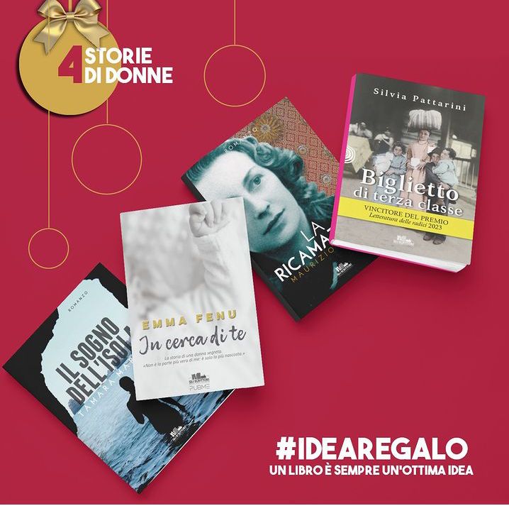 #ANataleRegalaUnLibro
#libripertutti #Regalaunlibro
 #culturacondivisa #libraries #libros #libriamati #libriconsigliati #storiedidonne #Romancebook

@CasaLettori @Maria_AnnaPatti 

#ilsognodellisola #incercadite #laricamatrice #bigliettoditerzaclasse
#Natale2023
@PubMe_it