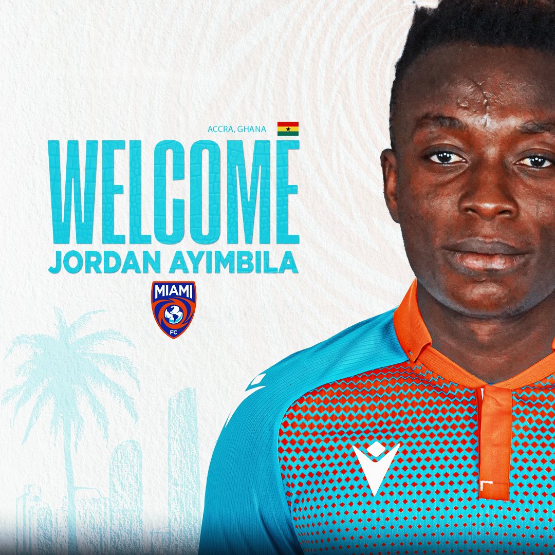 Bringing in a <a href="/USLChampionship/">USL Championship</a> champion to the squad 🔥

Pleased to announce the signing of defender Jordan Ayimbila 🤝 <a href="/enino_jd/">Jordan Ayimbila</a> 

Learn more:
🗞️ bit.ly/AYIMBILASIGNING 

#vamosmiami