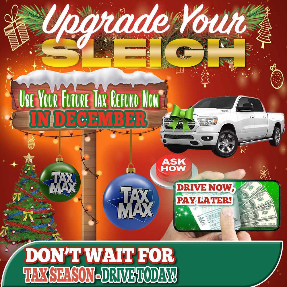 Did you know you can use your future tax refund now? That's right! Don't wait for tax season. Drive now, pay later! 

Visit our store and ask how! 
📍 1800 W 41st St
Sioux Falls, SD 57105

#TaxRefund #DriveNowPayLater #TaxMax #BuyHerePayHere